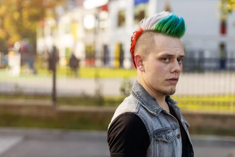 Trend Alarmı: Erkeklere Özel Punk Saç Modeli-7 - Saç Bakım Güzellik