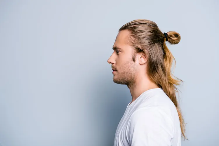 Erkek Uzun Saç Toplama Modelleri-5 - Saç Bakım Güzellik