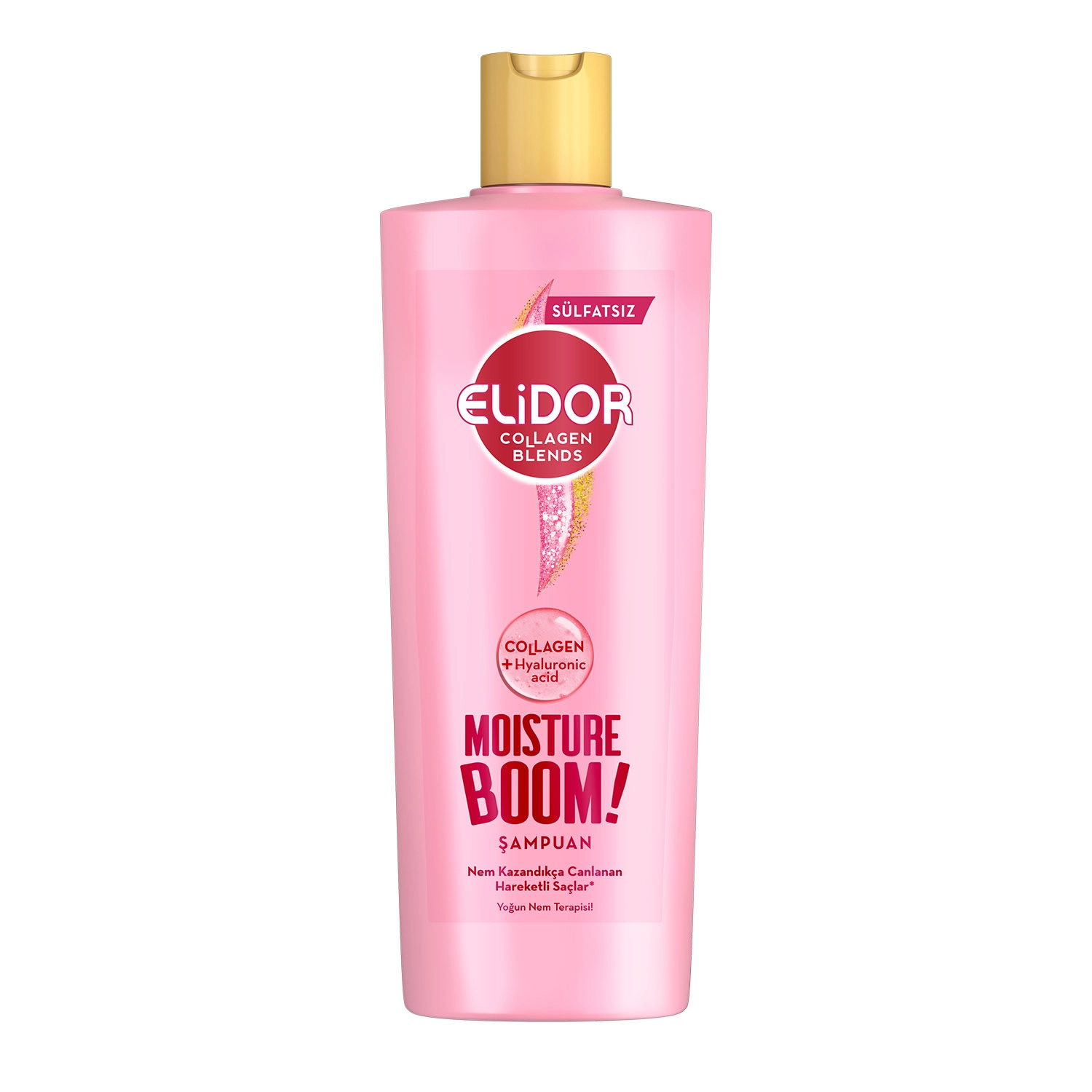 Elidor Collagen Blends Sülfatsız Saç Bakım Şampuanı Moisture Boom Yoğun Nem Terapisi 350 ml - Saç Bakım Güzellik