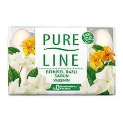 Pure Line Yasemin Bitkisel Bazlı Katı Sabun - Saç Bakım Güzellik