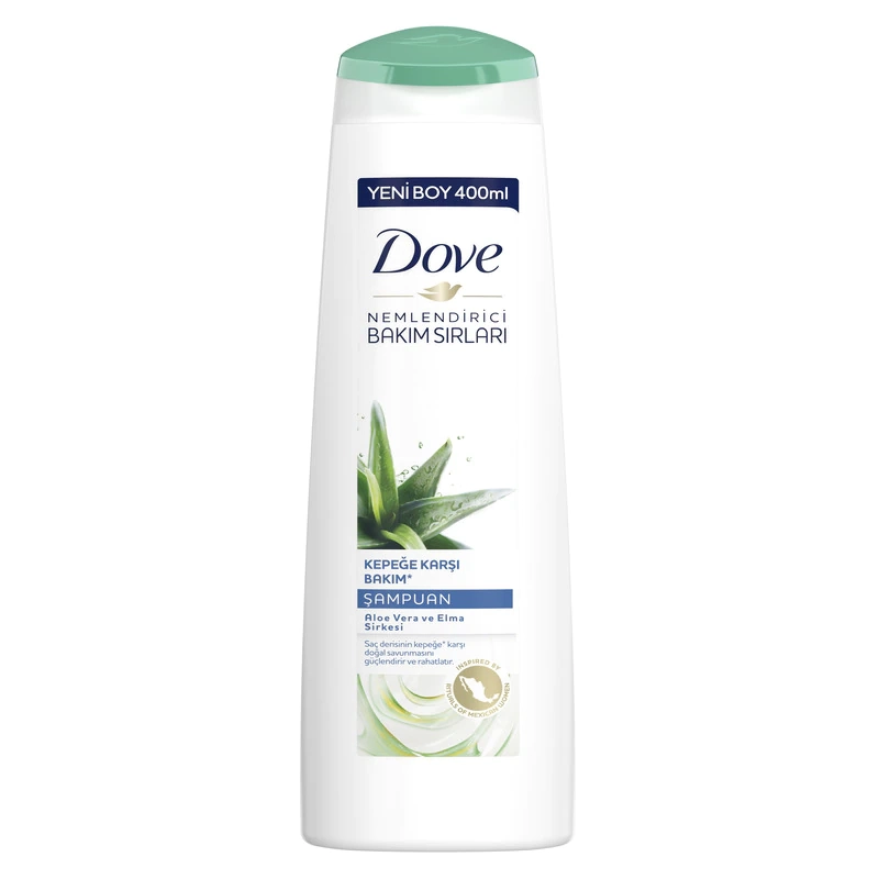 Dove Kepeğe Karşı Bakım Aloe Vera ve Elma Sirkesi Şampuan - Saç Bakım Güzellik