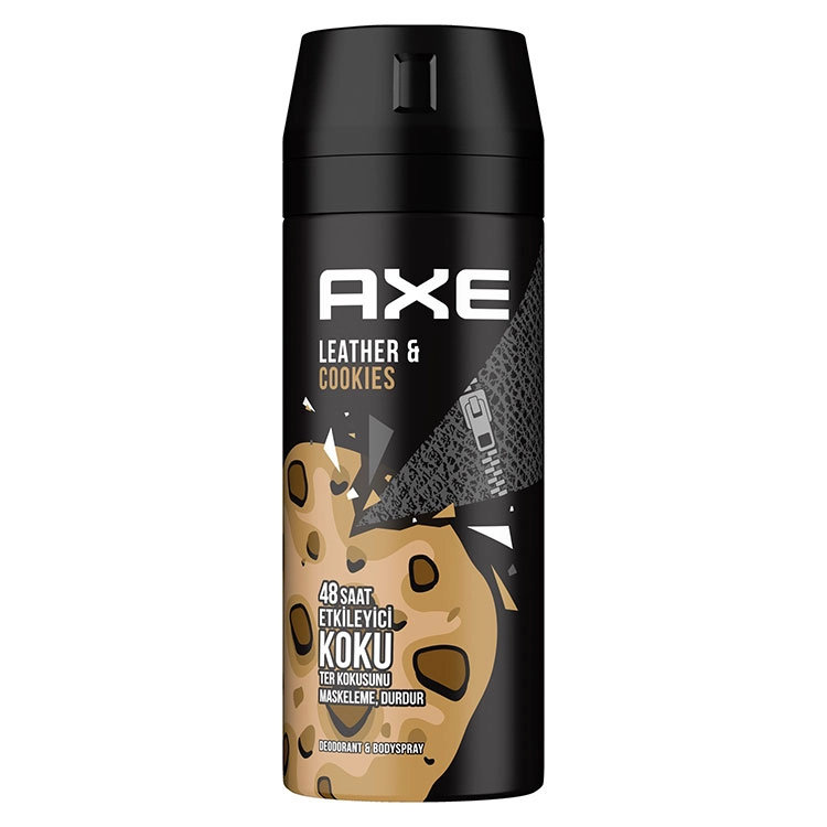 Axe Erkek Deodorant Sprey Leather & Cookies - Saç Bakım Güzellik
