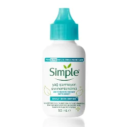 Simple Daily Skin Detox Yağ İçermeyen Sıvı Nemlendirici - Saç Bakım Güzellik